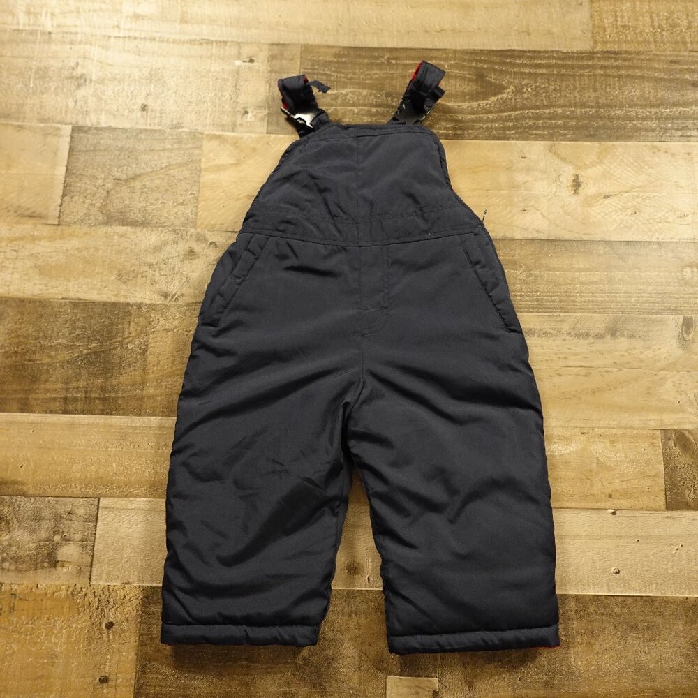 OshKosh B’gosh Snow Bib Overalls Baby/Toddler 24M Navy‎ Insulated Winter